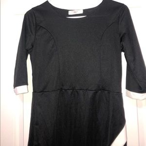 Cute Short Black And White Dress